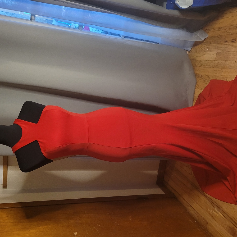 Elegant Red Evening Gown